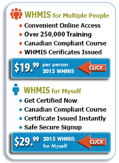 Sign up for WHMIS Certification Online